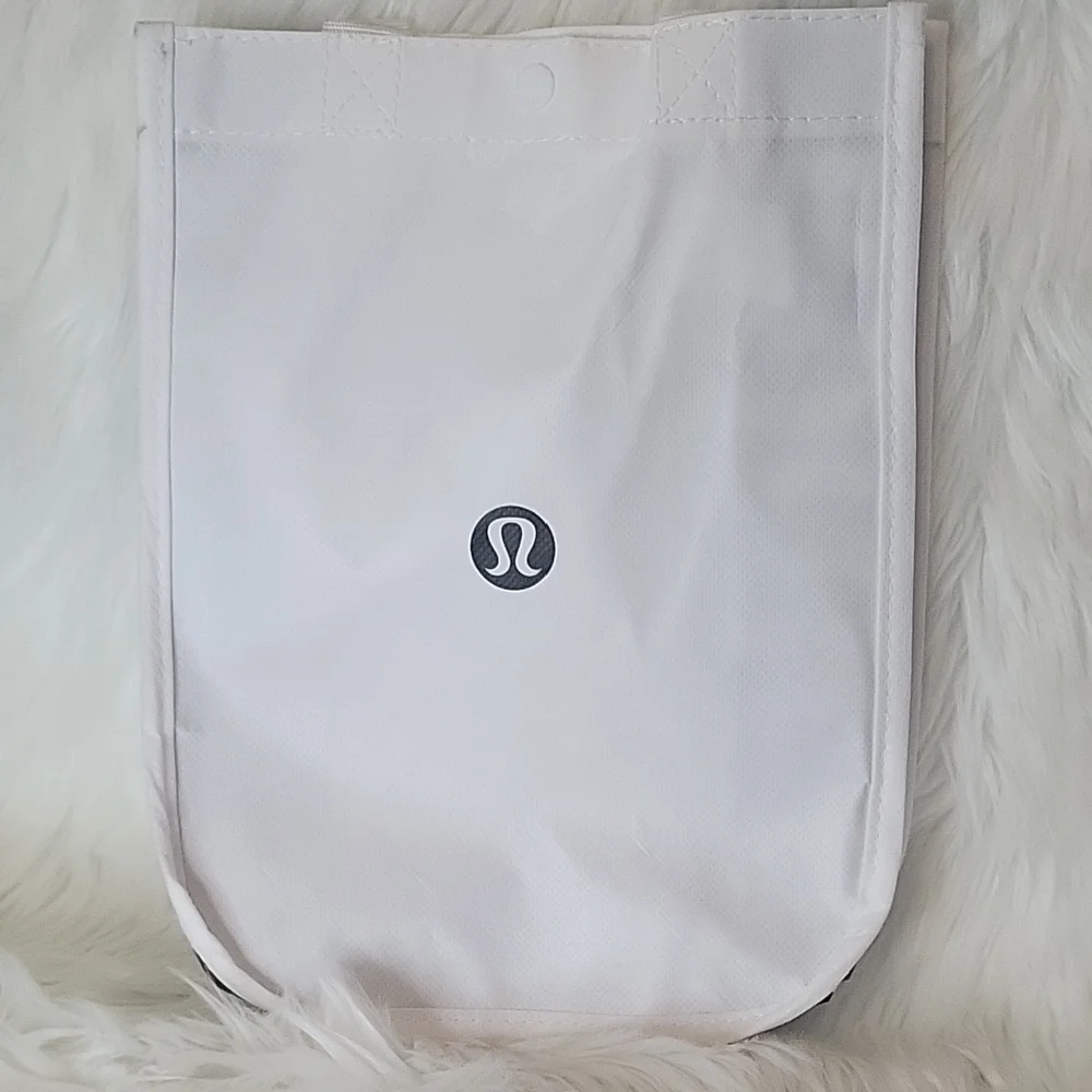 lululemon athletica Red and White Tote Bag Set